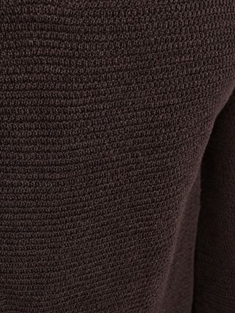 Profuomo Half Zip Jumper Brown