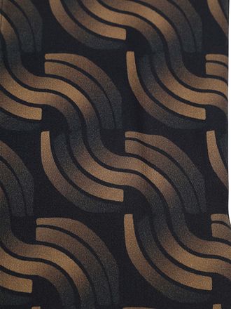 Olymp Luxor Overhemd Print Bruin