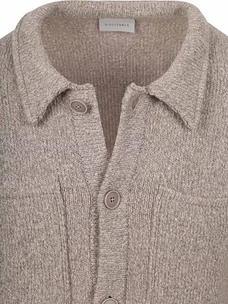 Suitable Cardigan Kokt Ull Taupe