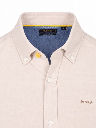 Camisa de rayas NZA Kawhie en azul claro