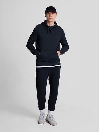Lyle and Scott Hoodie Tonal Navy