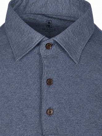 Desoto Essential Polo Lang Erme Blue