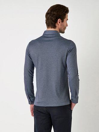 Desoto Long Sleeve Polo Shirt Essential Blue