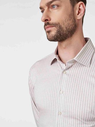 Desoto Shirt Kent Stripes Beige