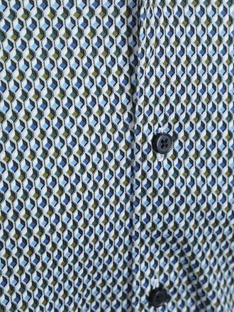 Desoto Shirt Squares Green Blue