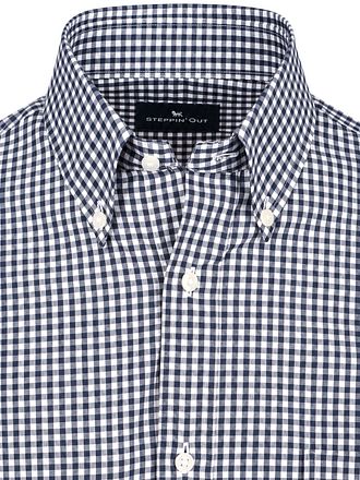 Steppin' Out Overhemd Vichy Ruit Navy