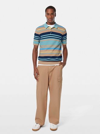 Scotch And Soda Strikket Polo Multifarge