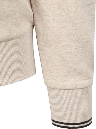 Fred Perry Halv zip-tröja i melangebeige