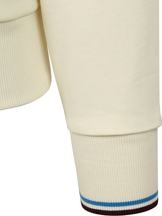 Fred Perry Halvzip Tröja Kräm