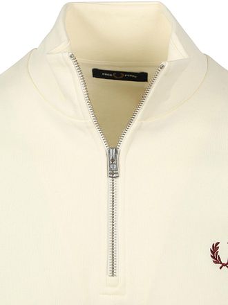 Fred Perry Halvzip Tröja Kräm