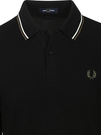 Fred Perry Langærmet Polo Sort W54
