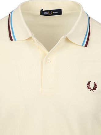 Fred Perry Långärmad Polo Ecru Z46