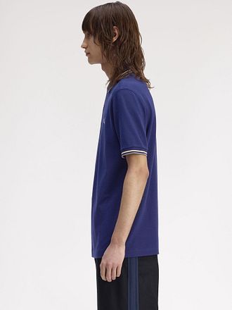 Fred Perry Polo Twin Tipped M3600 Mørkeblå 48A