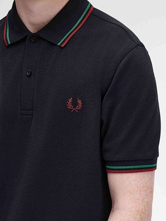 Fred Perry Polo Twin Tipped M3600 Navy Z58