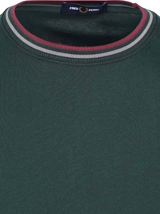 Fred Perry T-shirt Twin Tipped Vert Foncé 85A