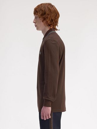 Fred Perry Långärmad Polo Brun 49A