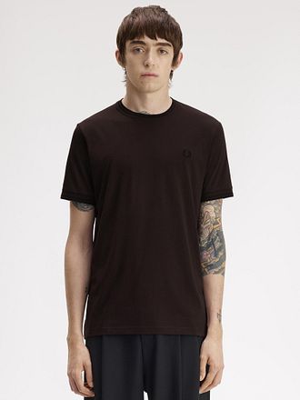 Fred Perry Twin Tipped T-skjorte Brun 86C