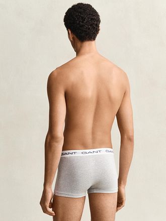 Gant Boxershorts Trunk 3-Pakke Sort Grå Hvid