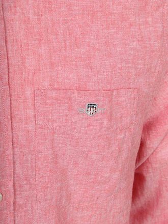 Gant Chemise Lin Coton Rose