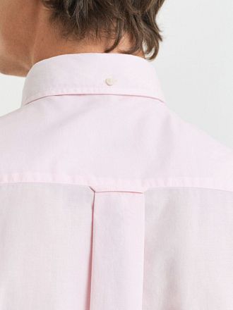 Gant Poplin Banker Skjorte Stripet Lyserosa