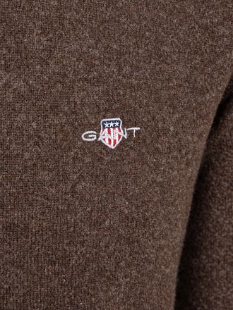 GANT Pullover Lammull Brun