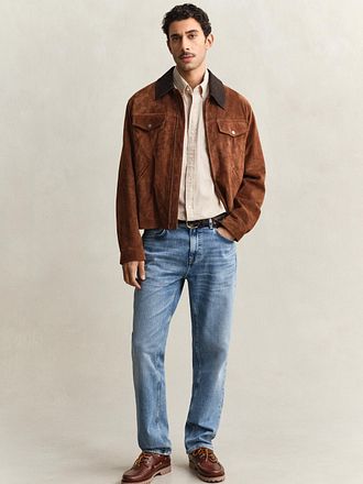 Gant Shirt Cotton Linen Beige
