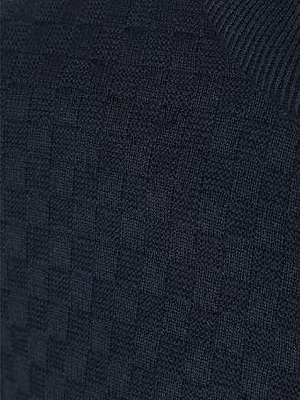 Gant Strickjacke Textur Marine