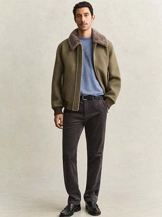 Gant Tröja Lammull Horizon Blue