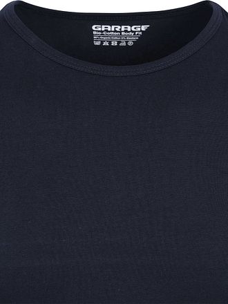 Garage 2-Pack Basic T-shirt Bio Donkerblauw
