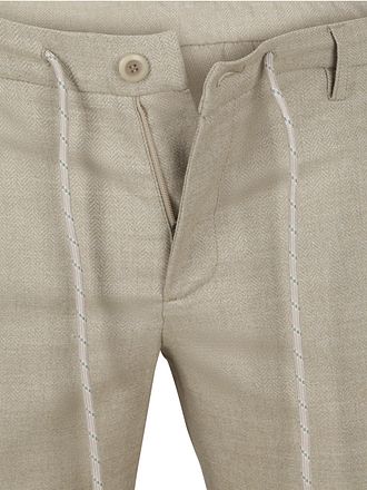 Alberto Bukser Jump Flannel Herringbone Beige