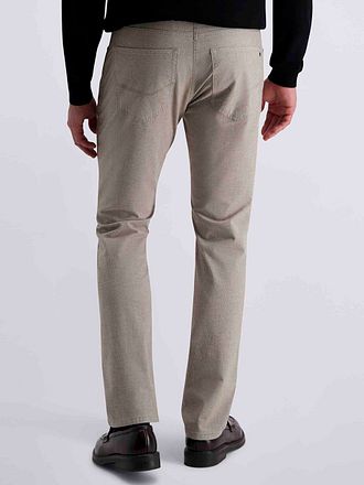 Pierre Cardin Bukser Lyon Tapered Print Greige