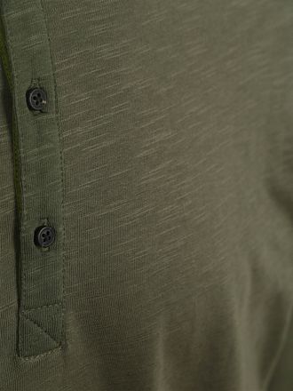 Scotch & Soda Longsleeve Henley T-Shirt Olive