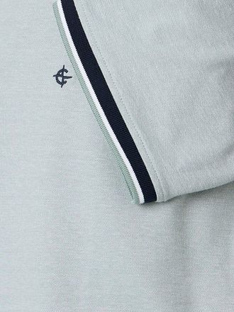 CASAMODA Polo Shirt Piqué Contrast Light Green