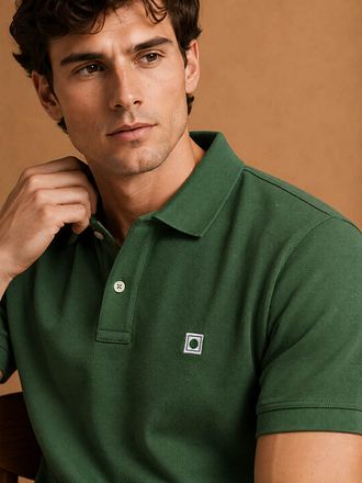King Essentials The Rene Polo Shirt Mid Green