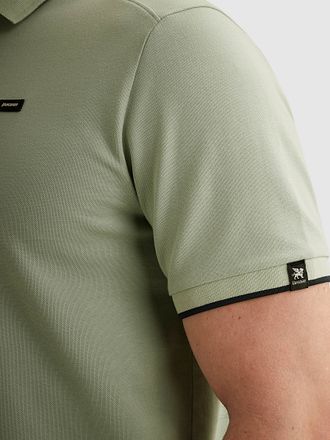 Vanguard Piqué Polo Shirt Aqua Gray