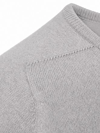 William Lockie Lambswool Flannel Grey