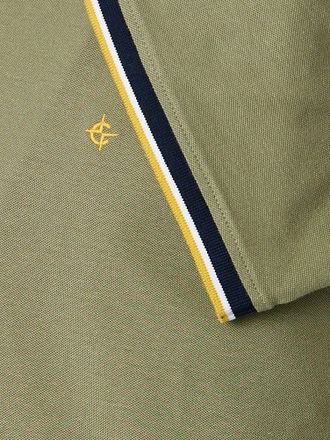 CASAMODA Polo Piqué Contrast Groen