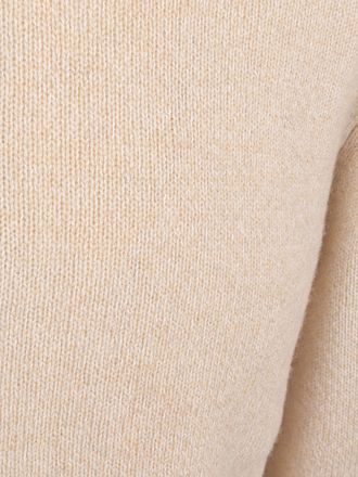 Profuomo Half Zip Pullover Woolblend Sand