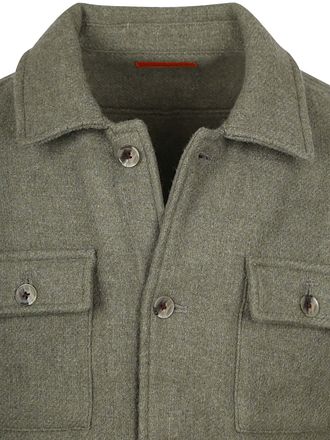 Suitable Overshirt Wool Blend Grön