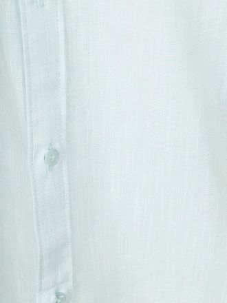 Suitable Kurzarm Hemd Cotton Slub Hellgrün