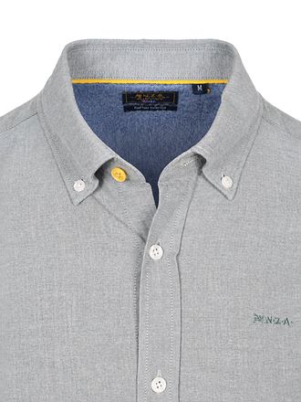 NZA Hemd BD Barn Twill Grün