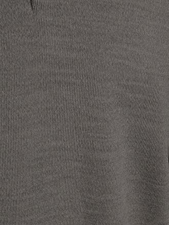 Profuomo Longsleeve Poloshirt Merinowolle Grün