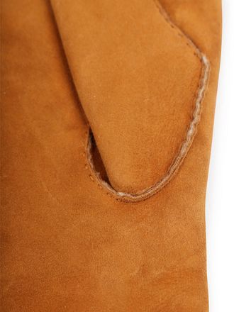 Hestra Gloves Bernard Cork Suede Cognac