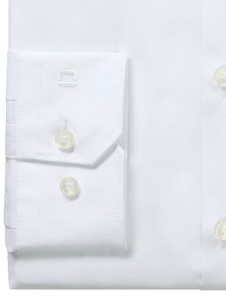 OLYMP No'6 Six Skinny Fit Skjorte Hvit