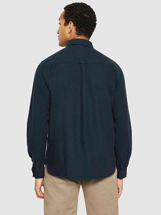 Knowledge Cotton Apparel Flanellskjorte Total Eclipse