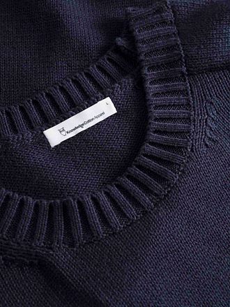 KnowledgeCotton Apparel Tröja Marinblå