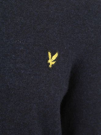 Lyle & Scott Half Zip Pullover Lambswool Navy