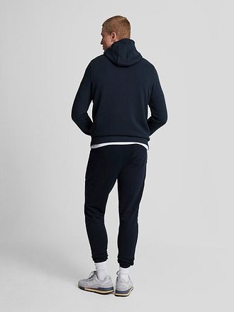 Lyle and Scott Hoodie Tonal Navy
