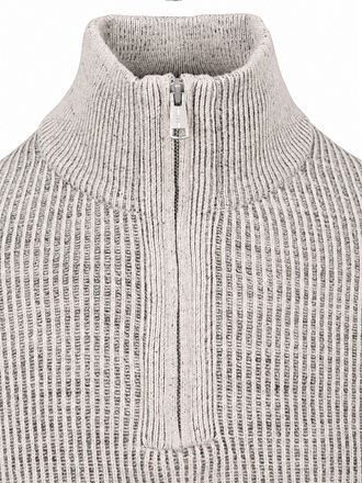Marc O'Polo Pullover Half Zip Light Beige