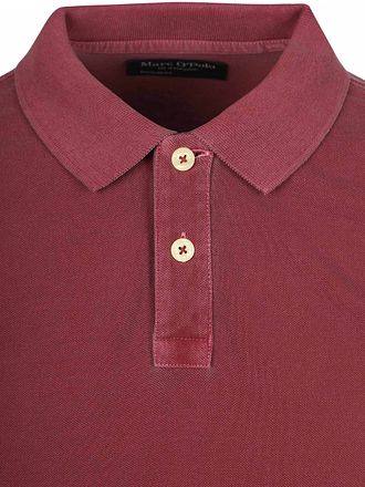 Marc O'Polo Poloskjorte Piqué Acai Rød